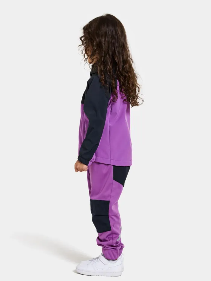 Troel Kids039 Jacket Tulip Purple Kids Didriksons Spring Jackets