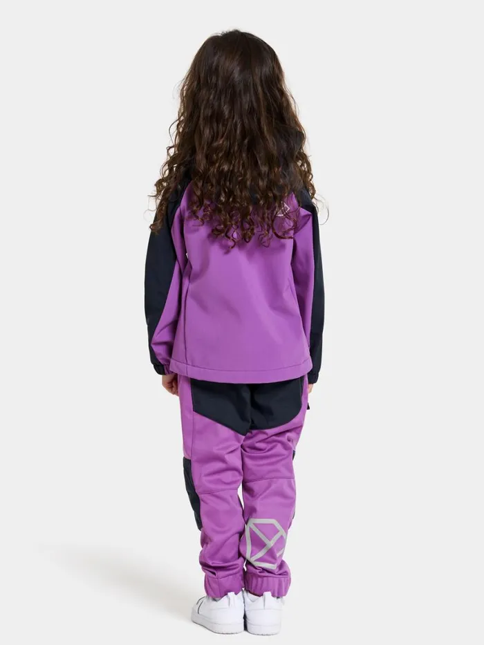 Troel Kids039 Jacket Tulip Purple Kids Didriksons Spring Jackets