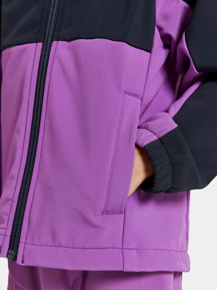 Troel Kids039 Jacket Tulip Purple Kids Didriksons Spring Jackets