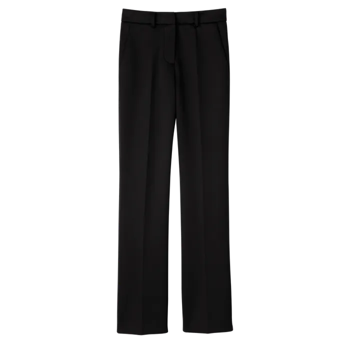 Trousers Black Trousers and shorts Longchamp Women