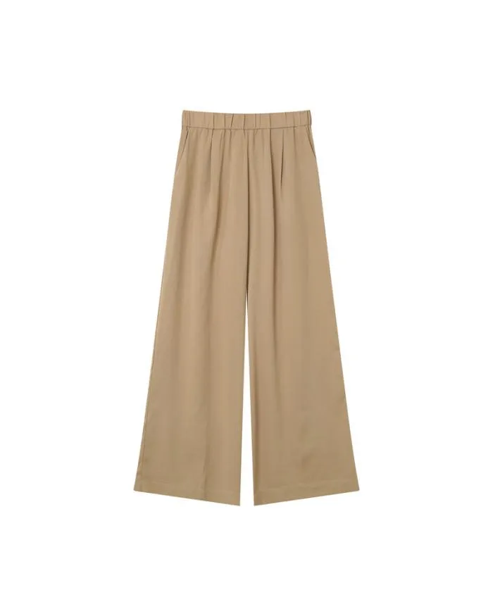 TROUSERS CAMEL MATHILDE Shop Grace and Mila HighWaisted Trousers