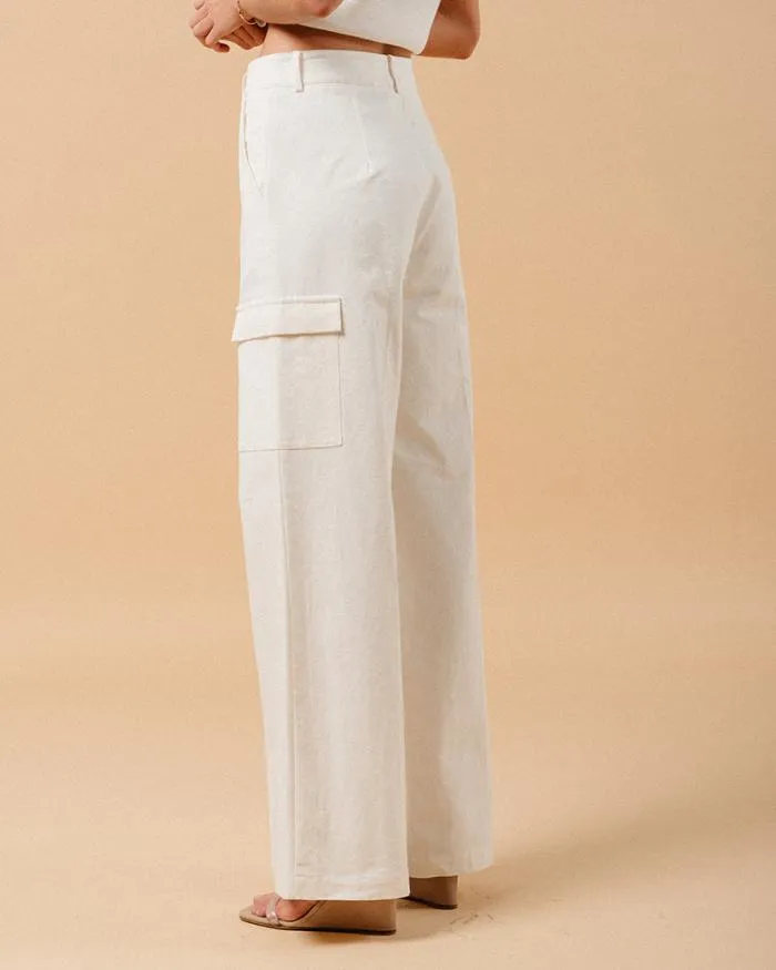 TROUSERS ECRU MATEO Shop Grace and Mila HighWaisted Trousers