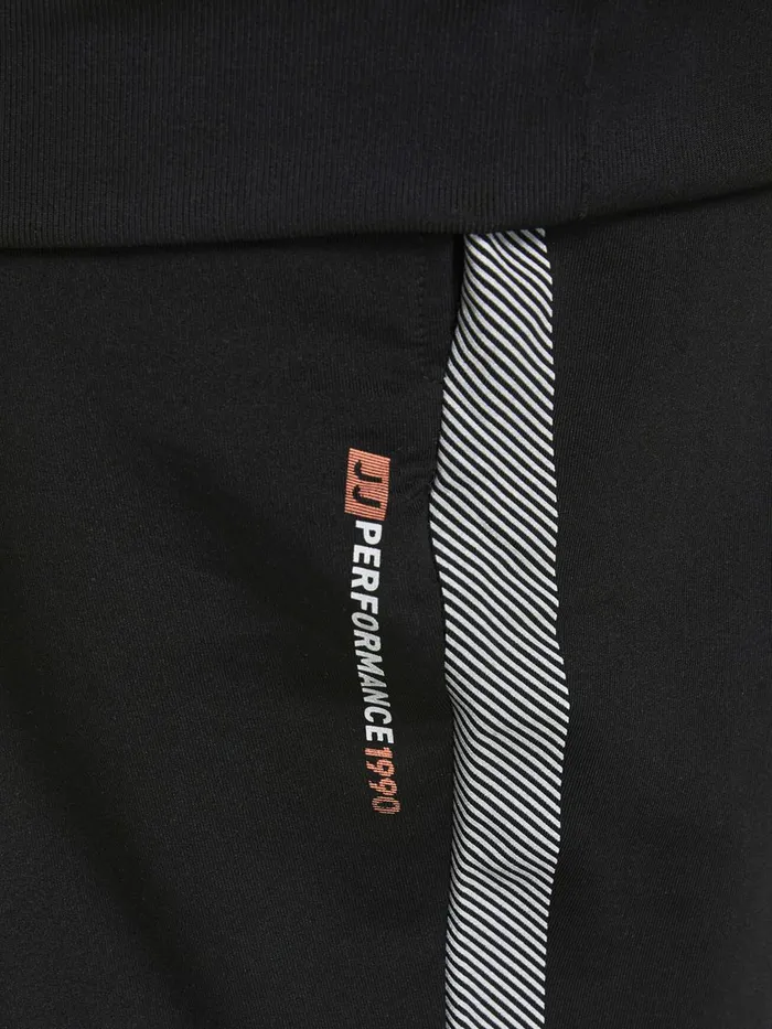 Trousers JACK and JONES Mens CASUAL PLUS SIZE RUNNING TIGHTS Black Black Gift Ideas
