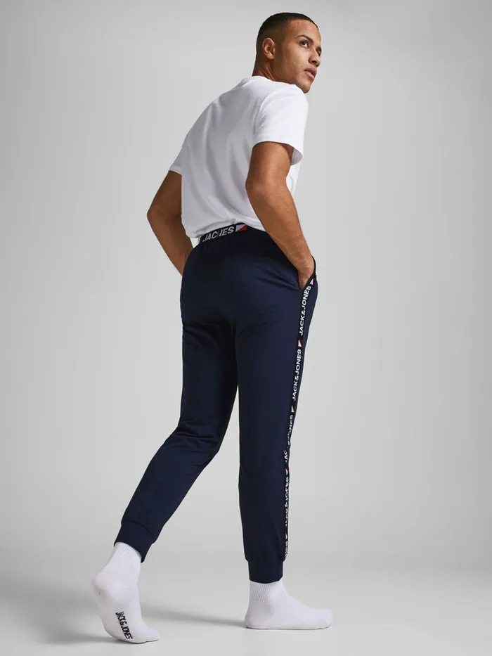Trousers JACK and JONES Mens LOUNGEWEAR SWEATPANTS Blue Navy Blazer For Sale