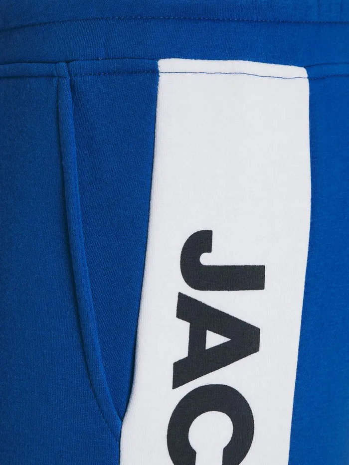 Trousers JACK and JONES Mens WILL LOGO BLOCKING SWEATPANTS Blue Classic Blue Gift 4 You Trousers JACK and JONES Mens WILL LOGO BLOCKING SWEATPANTS Blue Classic Blue Gift 4 You