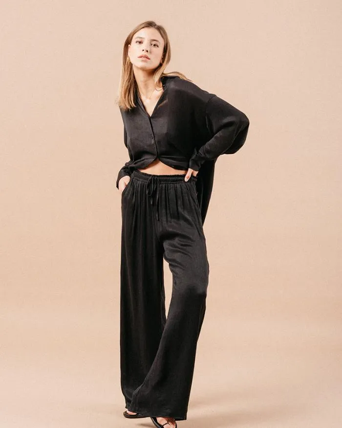 TROUSERS NOIR MATISSE Shop Grace and Mila HighWaisted Trousers