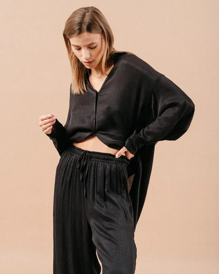 TROUSERS NOIR MATISSE Shop Grace and Mila HighWaisted Trousers