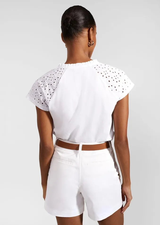 Trousers Women HOBBS Carla Shorts White