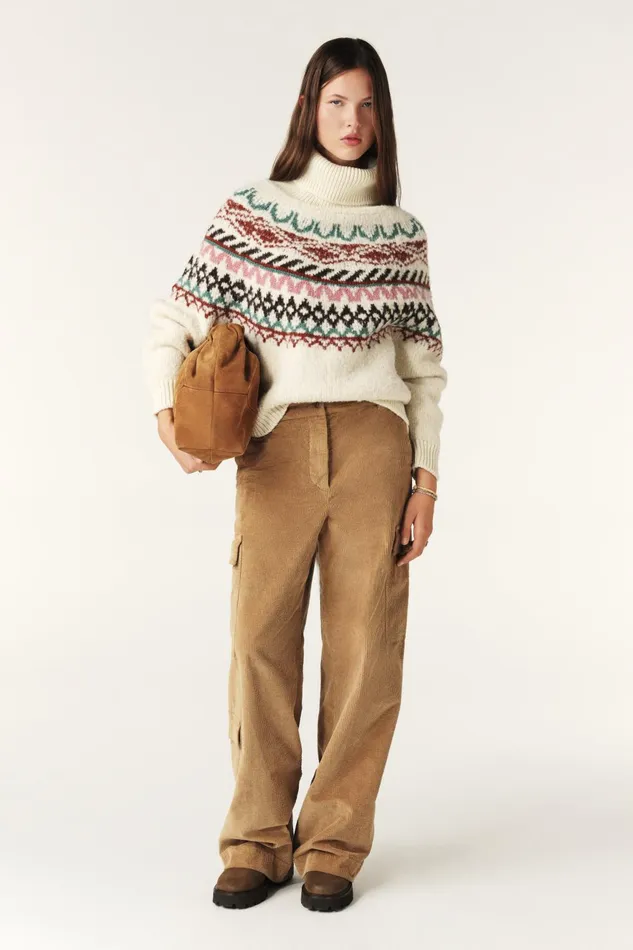 Turtleneck Sweater Iceberg OffWhite Women Baandsh Sweaters and Cardigans