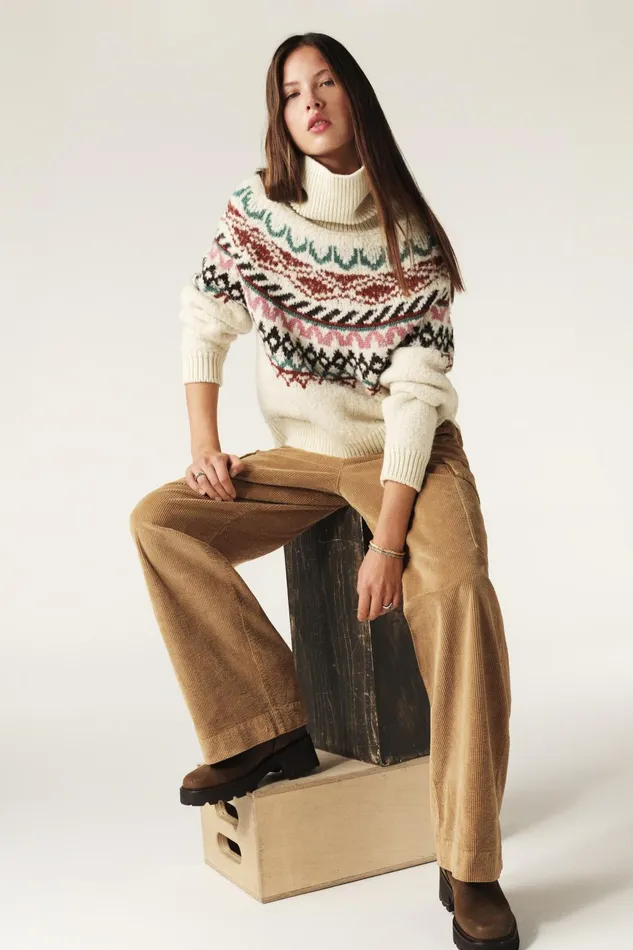 Turtleneck Sweater Iceberg OffWhite Women Baandsh Sweaters and Cardigans
