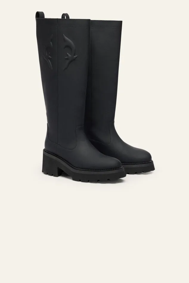 Urban Style Boots Claine Black Women Baandsh Shoes