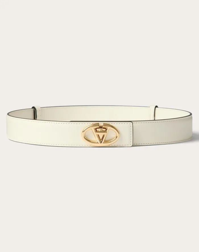 Valentino Belts Woman The Bold Edition Vlogo Calfskin Belt 30 Mm For Woman In Black Black Valentino Belts Woman The Bold Edition Vlogo Calfskin Belt 30 Mm For Woman In Black Black