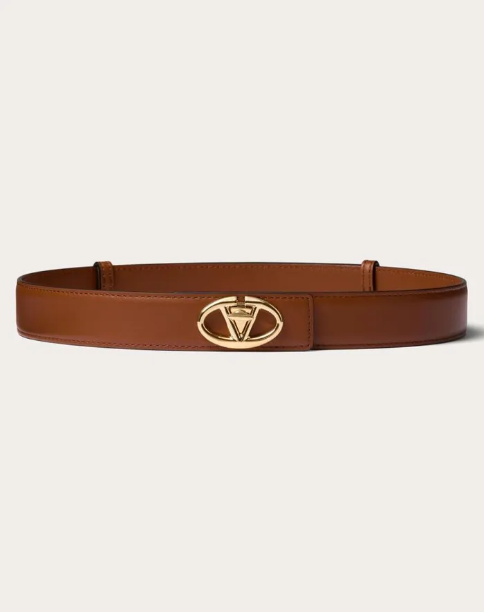 Valentino Belts Woman The Bold Edition Vlogo Calfskin Belt 30 Mm For Woman In Black Black Valentino Belts Woman The Bold Edition Vlogo Calfskin Belt 30 Mm For Woman In Black Black