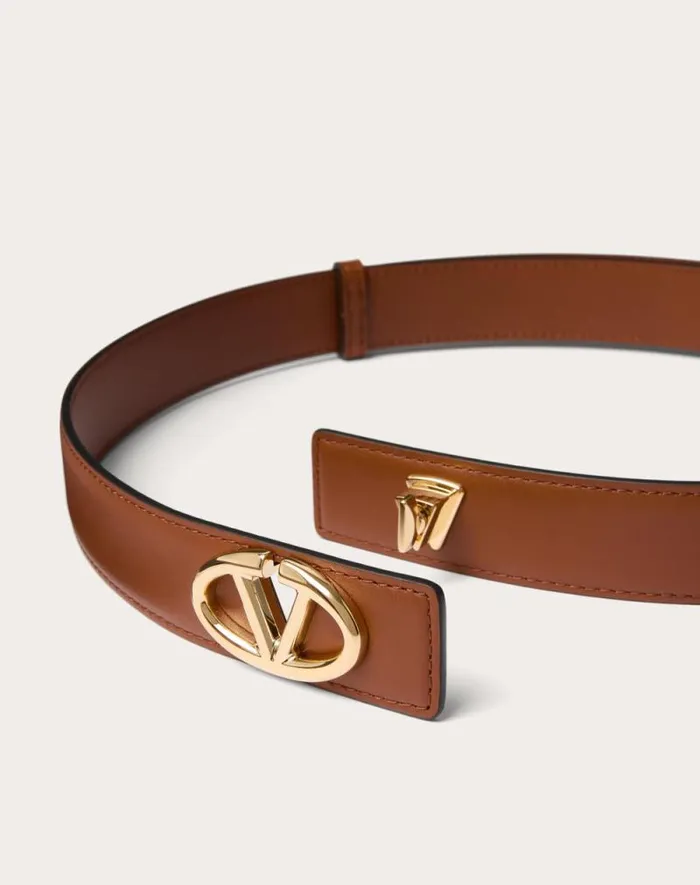 Valentino Belts Woman The Bold Edition Vlogo Calfskin Belt 30 Mm For Woman In Black Black Valentino Belts Woman The Bold Edition Vlogo Calfskin Belt 30 Mm For Woman In Black Black