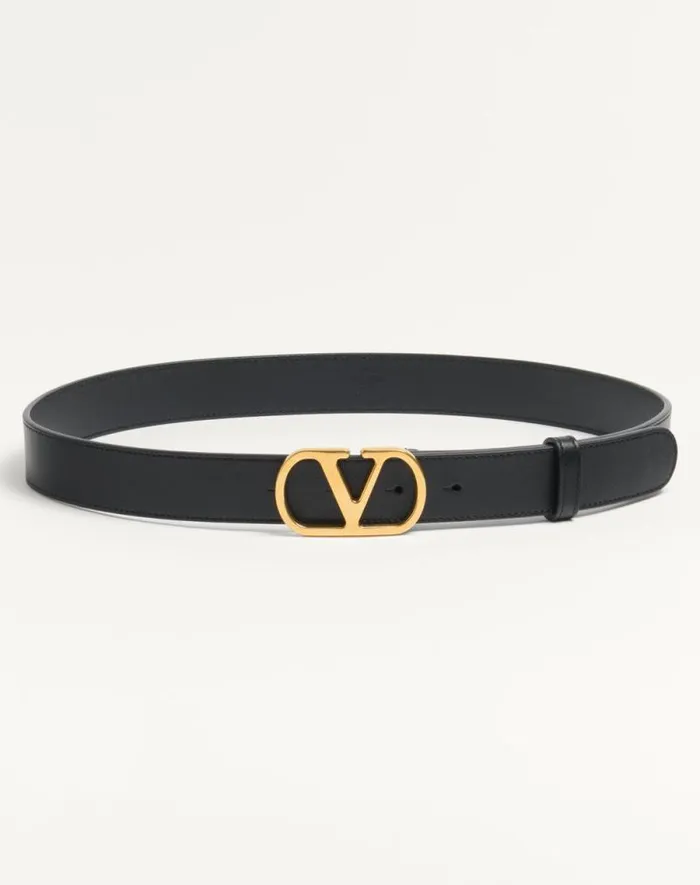 Valentino Belts Woman Vlogo Signature Belt In Shiny Calfskin 30 Mm For Woman In Deep Caramel Deep Caramel Valentino Belts Woman Vlogo Signature Belt In Shiny Calfskin 30 Mm For Woman In Deep Caramel Deep Caramel