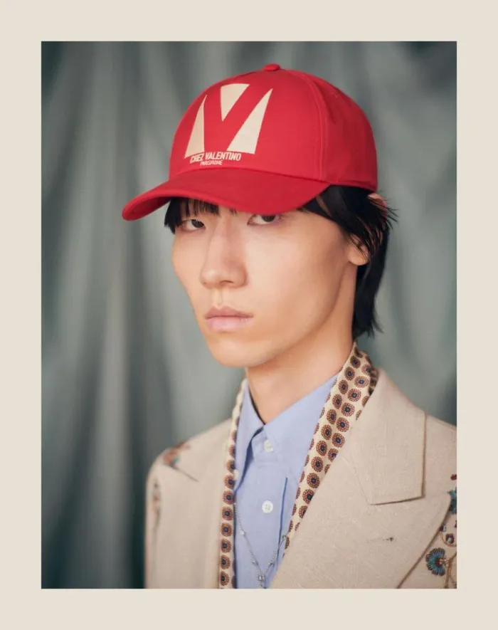Valentino Hats And Gloves WomanMan Chez Valentino Cotton Baseball Cap With Embroidery For Man In Pinkbutter Pinkbutter Valentino Hats And Gloves WomanMan Chez Valentino Cotton Baseball Cap With Embroidery For Man In Pinkbutter Pinkbutter