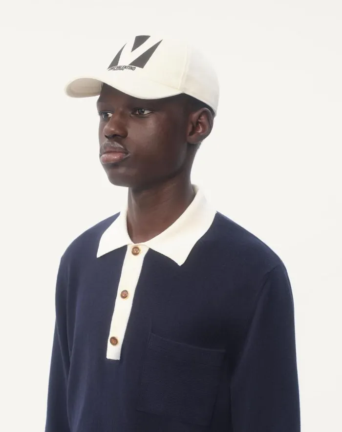 Valentino Hats And Gloves WomanMan Chez Valentino Cotton Baseball Cap With Embroidery For Man In Pinkbutter Pinkbutter Valentino Hats And Gloves WomanMan Chez Valentino Cotton Baseball Cap With Embroidery For Man In Pinkbutter Pinkbutter