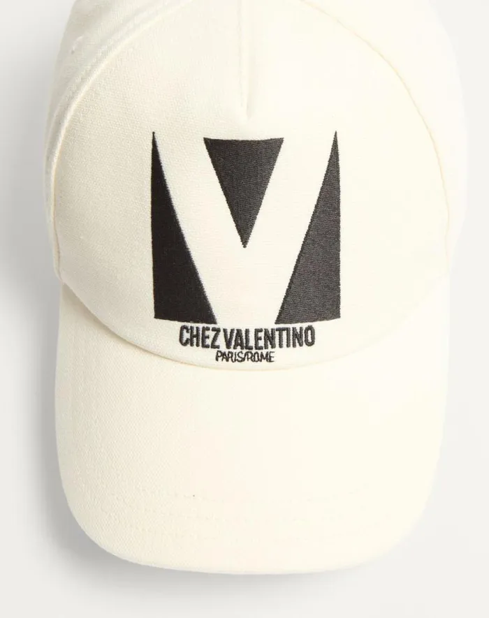 Valentino Hats And Gloves WomanMan Chez Valentino Cotton Baseball Cap With Embroidery For Man In Pinkbutter Pinkbutter Valentino Hats And Gloves WomanMan Chez Valentino Cotton Baseball Cap With Embroidery For Man In Pinkbutter Pinkbutter
