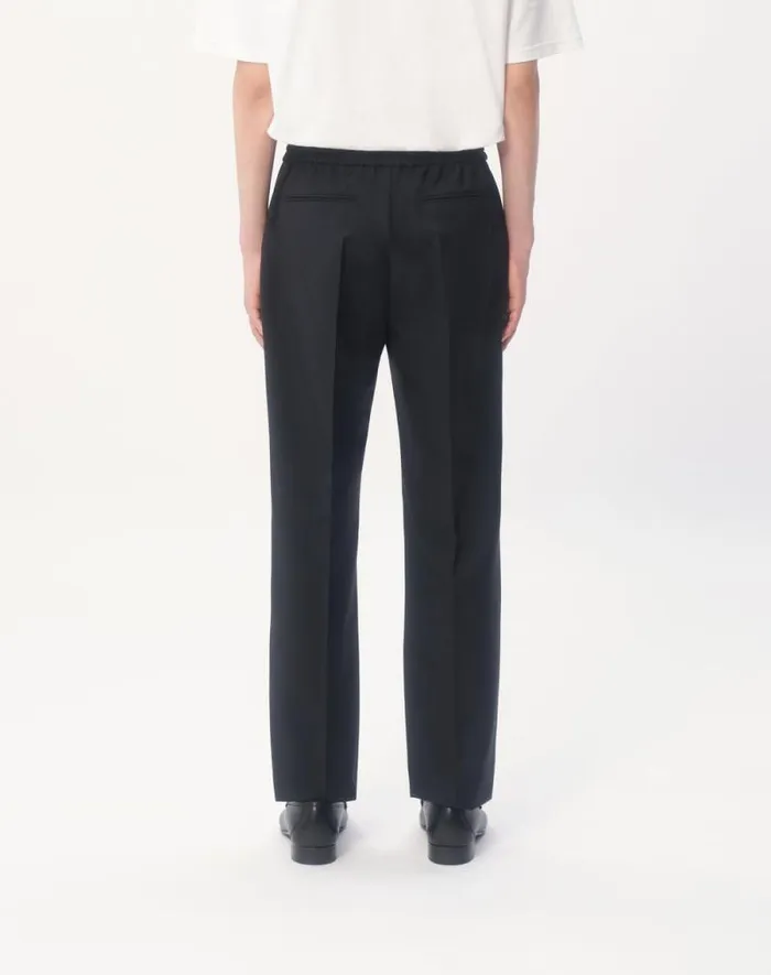 Valentino Pants And Shorts Man Wool Pants For Man In Black Black Valentino Pants And Shorts Man Wool Pants For Man In Black Black