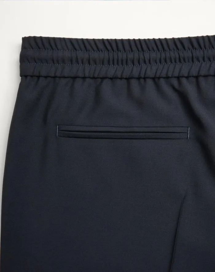 Valentino Pants And Shorts Man Wool Pants For Man In Black Black Valentino Pants And Shorts Man Wool Pants For Man In Black Black