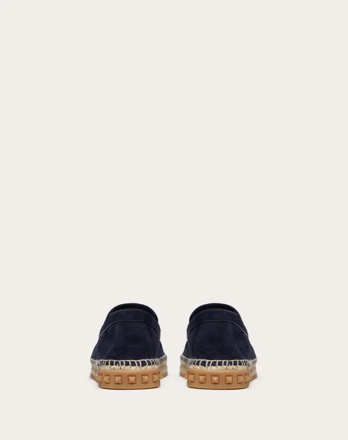 Valentino Sandals Man Leisure Flows Espadrilles In Split Leather For Man In Beige Beige Valentino Sandals Man Leisure Flows Espadrilles In Split Leather For Man In Beige Beige