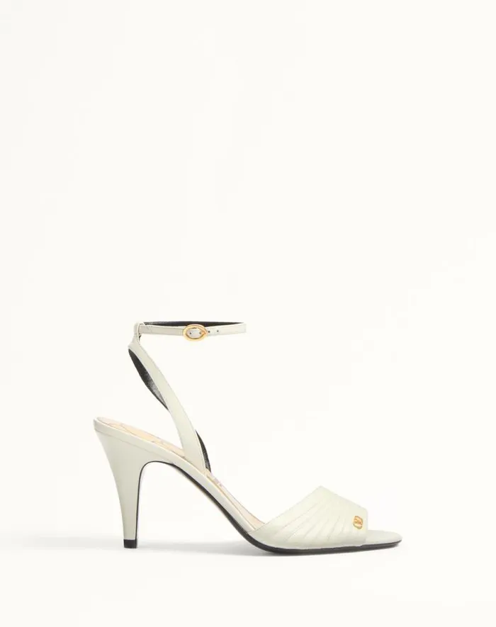 Valentino Sandals Woman Ladycrush Sandal In Kidskin 85mm For Woman In Red Red Valentino Sandals Woman Ladycrush Sandal In Kidskin 85mm For Woman In Red Red