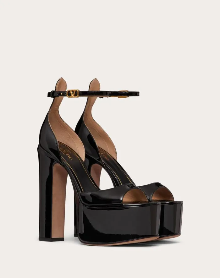 Valentino Sandals Woman Valentino Garavani Tango Patent Leather Platform Sandal 155mm For Woman In Rose Cannelle Rose Cannelle Valentino Sandals Woman Valentino Garavani Tango Patent Leather Platform Sandal 155mm For Woman In Rose Cannelle Rose Cannelle
