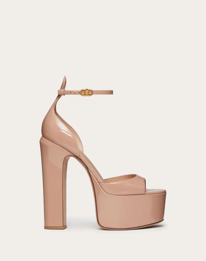 Valentino Sandals Woman Valentino Garavani Tango Patent Leather Platform Sandal 155mm For Woman In Rose Cannelle Rose Cannelle Valentino Sandals Woman Valentino Garavani Tango Patent Leather Platform Sandal 155mm For Woman In Rose Cannelle Rose Cannelle