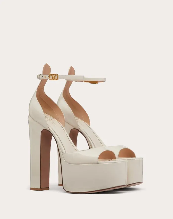 Valentino Sandals Woman Valentino Garavani Tango Patent Leather Platform Sandal 155mm For Woman In Rose Cannelle Rose Cannelle Valentino Sandals Woman Valentino Garavani Tango Patent Leather Platform Sandal 155mm For Woman In Rose Cannelle Rose Cannelle