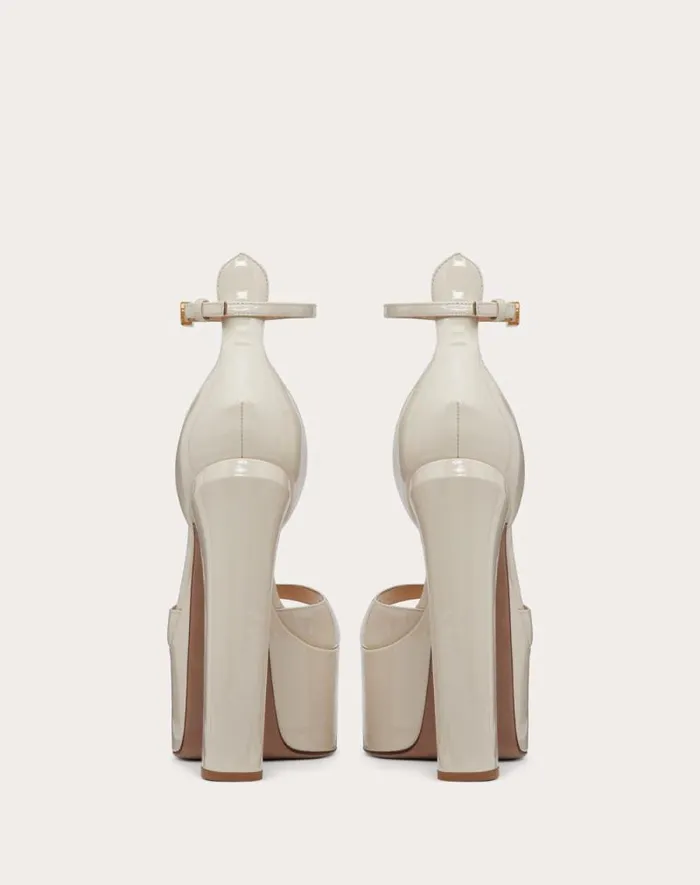 Valentino Sandals Woman Valentino Garavani Tango Patent Leather Platform Sandal 155mm For Woman In Rose Cannelle Rose Cannelle Valentino Sandals Woman Valentino Garavani Tango Patent Leather Platform Sandal 155mm For Woman In Rose Cannelle Rose Cannelle