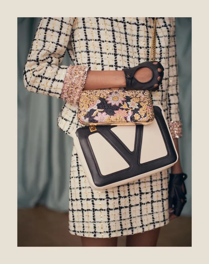 Valentino Shoulder Bags WomanMan Valentino Garavani Viva Superstar Small Nappa Leather Shopping Bag For Woman In Blackbrown Blackbrown