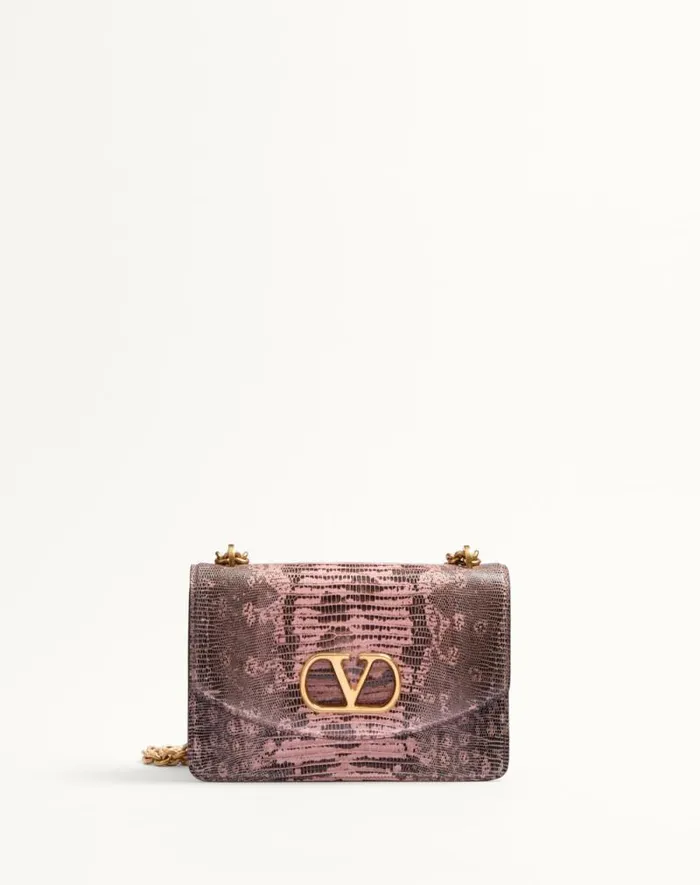 Valentino Shoulder Bags Woman Valentino Garavani Vain Shoulder Bag In Tejus For Woman In Pink Pink Valentino Shoulder Bags Woman Valentino Garavani Vain Shoulder Bag In Tejus For Woman In Pink Pink