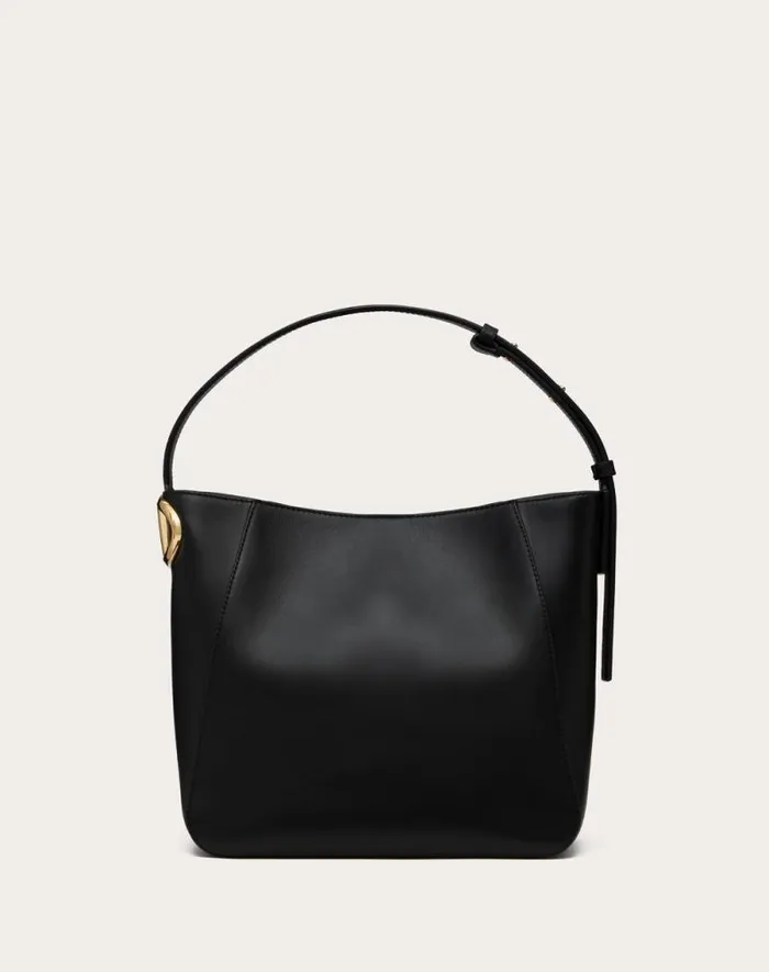 Valentino Shoulder Bags Woman Vlogo Side Bucket Bag In Nappa Calfskin For Woman In Tobacco Tobacco Valentino Shoulder Bags Woman Vlogo Side Bucket Bag In Nappa Calfskin For Woman In Tobacco Tobacco