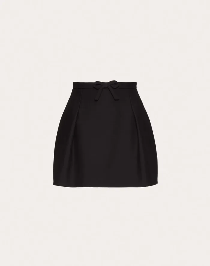 Valentino Skirts Woman Crepe Couture Skirt For Woman In Black Black