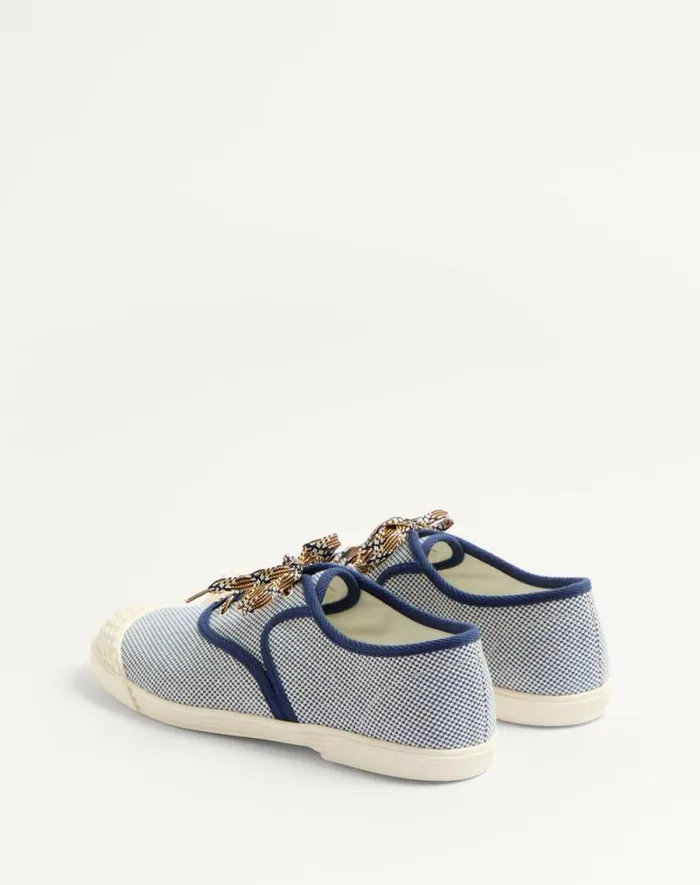 Valentino Sneakers Man Bay By Bay Fabric Sneaker For Man In Tobacco Tobacco Valentino Sneakers Man Bay By Bay Fabric Sneaker For Man In Tobacco Tobacco