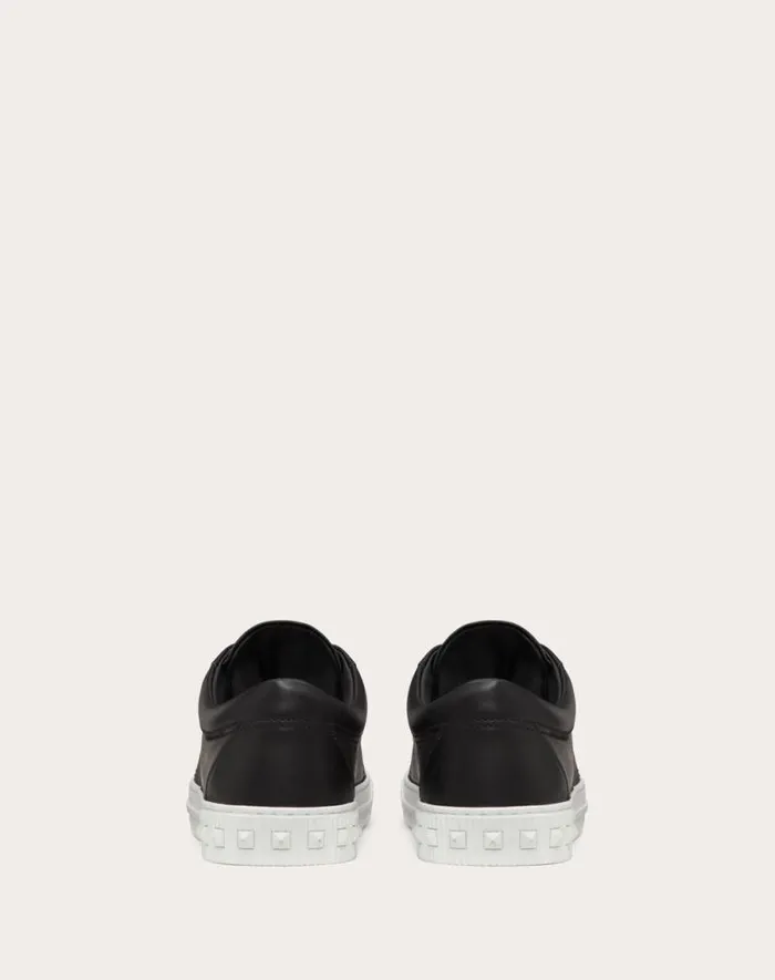 Valentino Sneakers Man Cityplanet Calfskin Sneaker For Man In White White Valentino Sneakers Man Cityplanet Calfskin Sneaker For Man In White White
