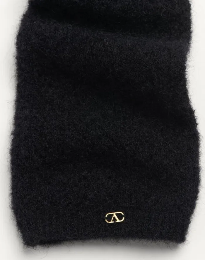 Valentino Soft Accessories Woman Mohair Socks For Woman In Black Black Valentino Soft Accessories Woman Mohair Socks For Woman In Black Black