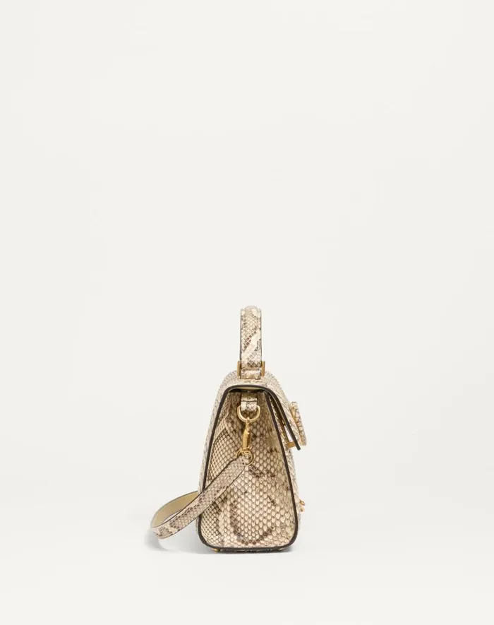 Valentino Top Handle Bags Woman Valentino Garavani Vsling Small Python Handbag For Woman In Ivory Ivory Valentino Top Handle Bags Woman Valentino Garavani Vsling Small Python Handbag For Woman In Ivory Ivory