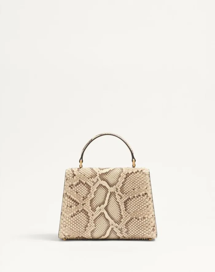 Valentino Top Handle Bags Woman Valentino Garavani Vsling Small Python Handbag For Woman In Ivory Ivory Valentino Top Handle Bags Woman Valentino Garavani Vsling Small Python Handbag For Woman In Ivory Ivory