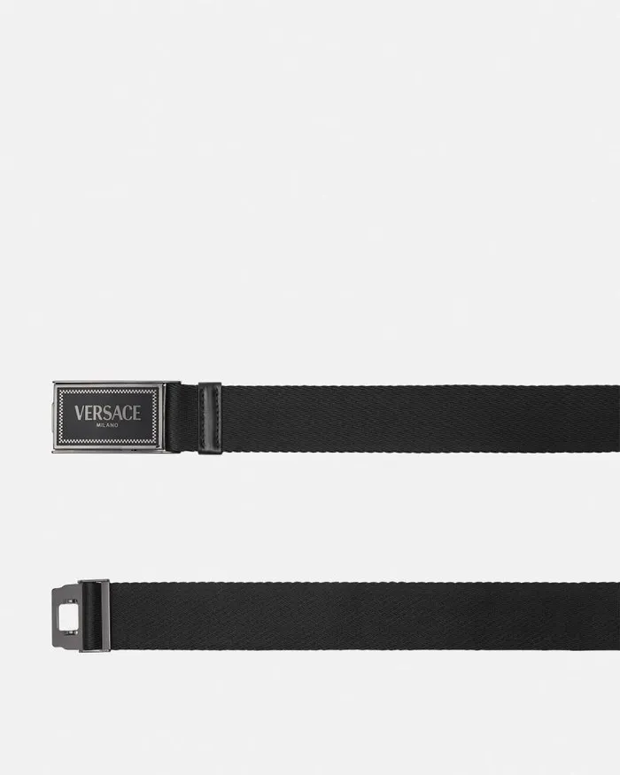 Versace Milano Belt 35 Cm Black Men Versace Belts