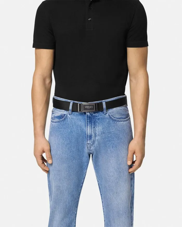 Versace Milano Belt 35 Cm Black Men Versace Belts