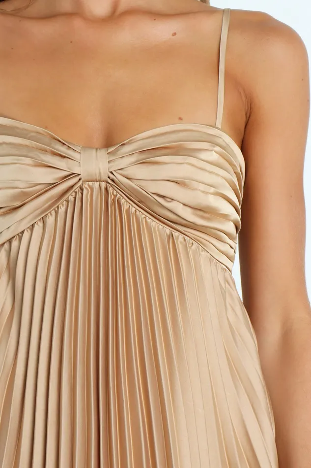 Vikki Dress Gold Dresses Petal and Pup Women