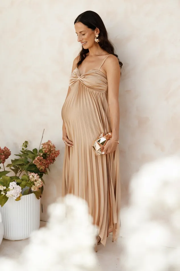 Vikki Dress Gold Dresses Petal and Pup Women