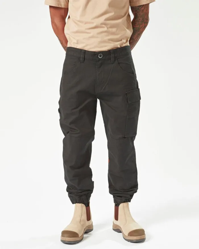 Volcom Workwear Caliper Cuff Pants 8211 Black Mens Volcom Pants
