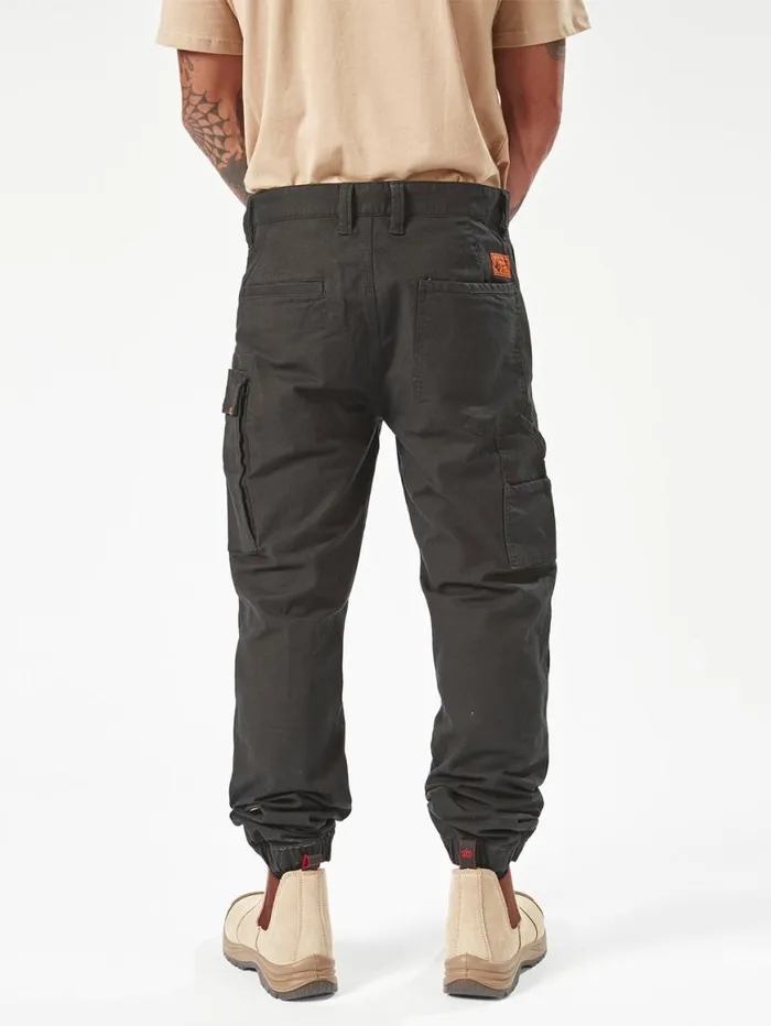 Volcom Workwear Caliper Cuff Pants 8211 Black Mens Volcom Pants