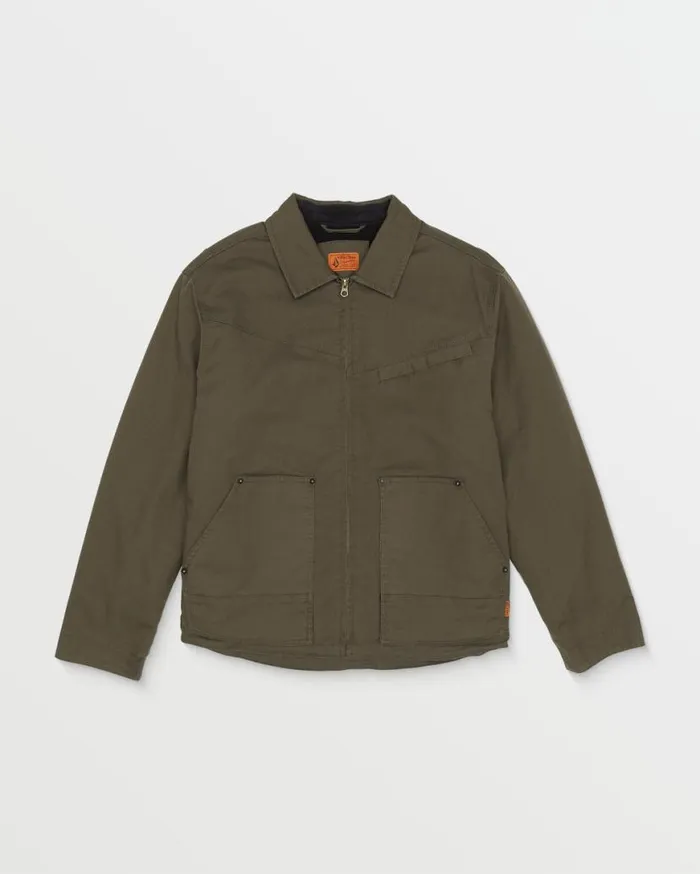 Volcom Workwear Heavy Jacket 8211 Wren Mens Volcom Jackets