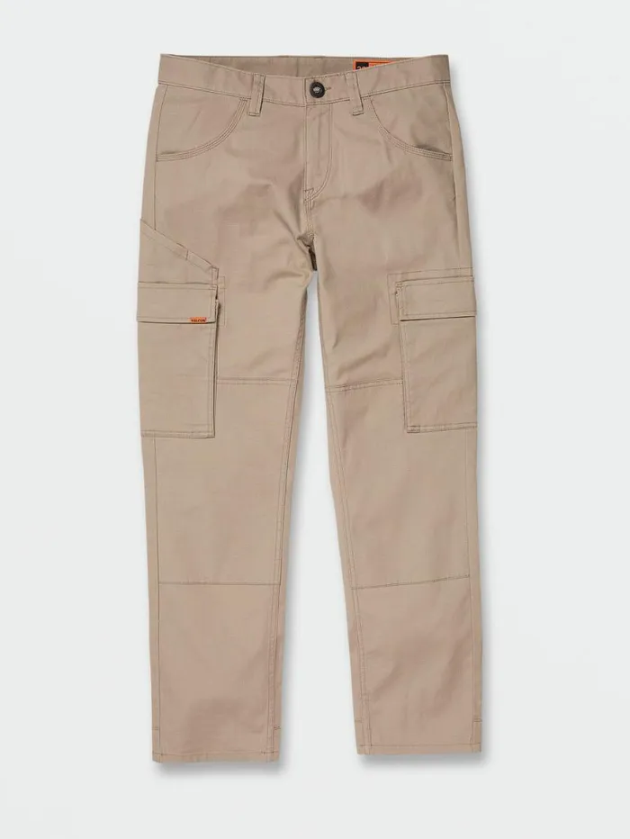 Volcom Workwear Meter Light Work Pants 8211 Brindle Mens Volcom Pants