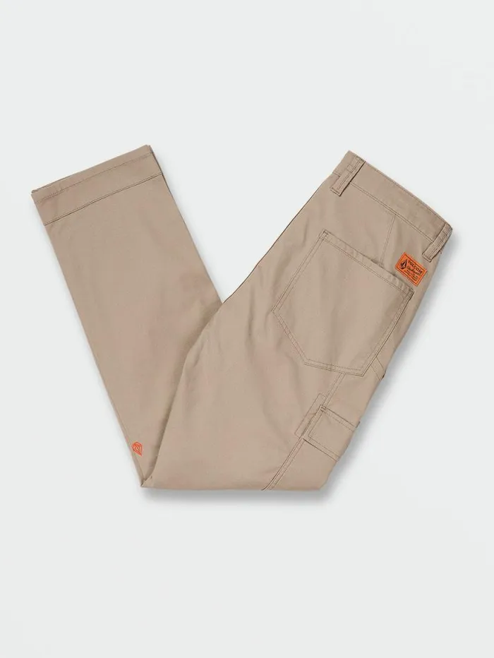 Volcom Workwear Meter Light Work Pants 8211 Brindle Mens Volcom Pants