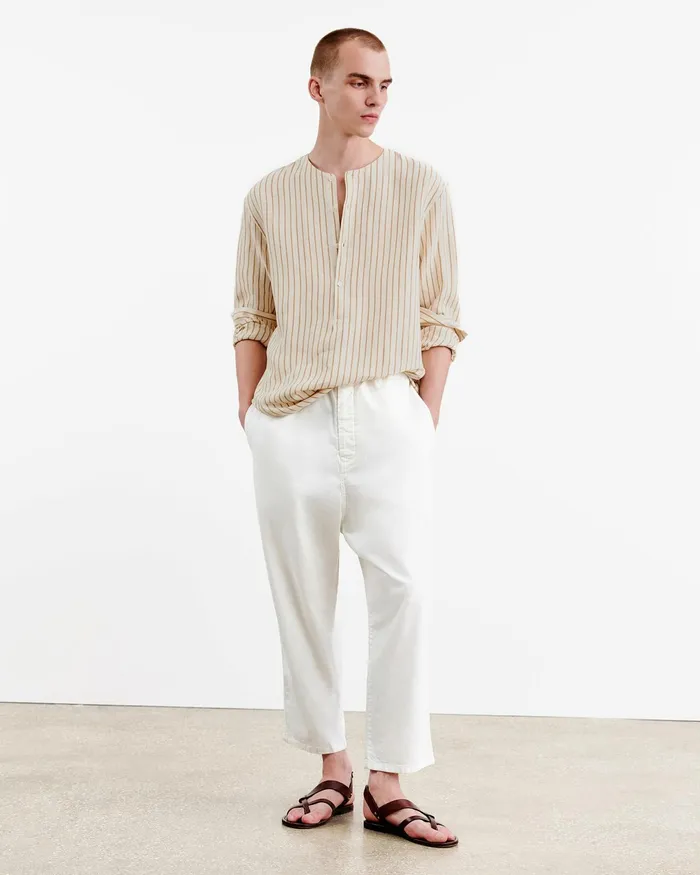 WALKER PANT White Men Nili Lotan Pants and Shorts