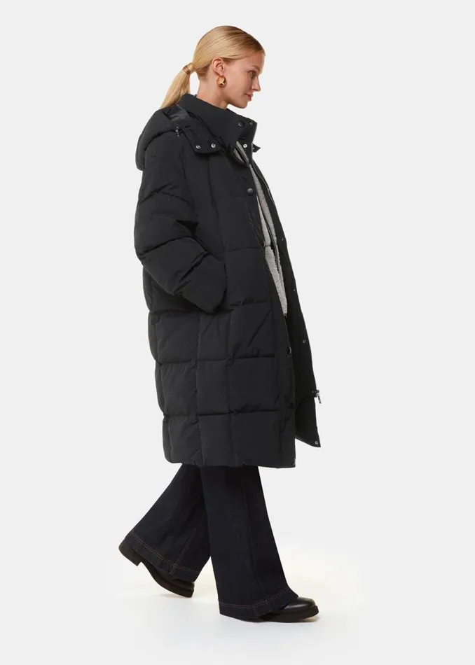 Whistles Coats and Jackets Black Una Puffa Coat 8211 Women